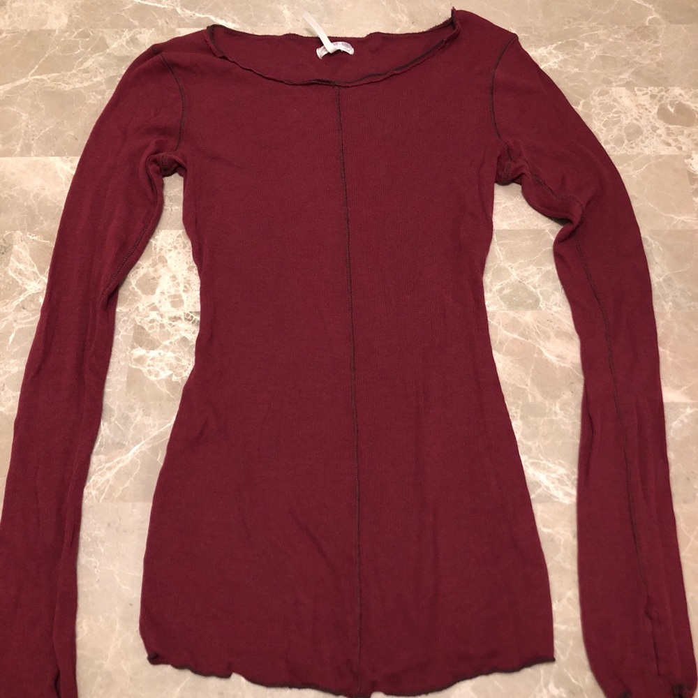 Free People long sleeve layering top, worn once!